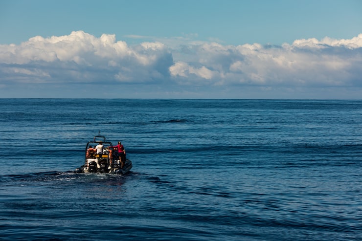 Bateau pêche sportif mer